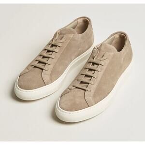 Common Projects EU 36 Woman Original Achilles Suede Sneaker Tan